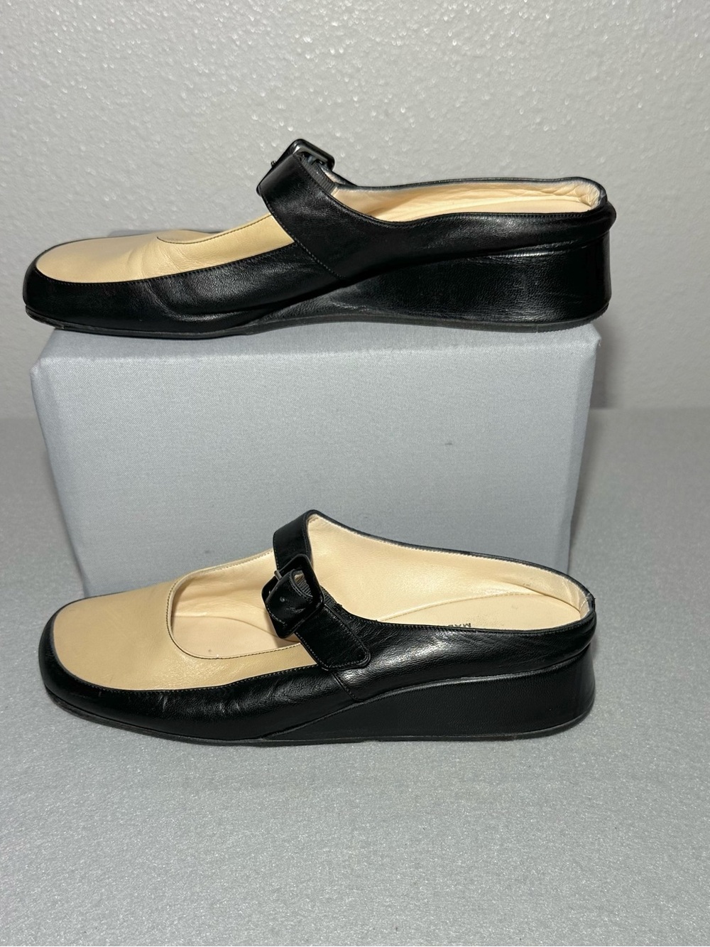 Taryn Rose "Kimber" Mary Jane slip-on mules